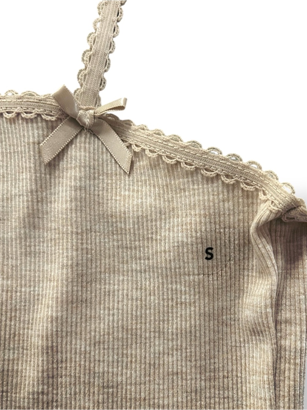 *NWT* American Eagle - Women’s Lace Trim Cropped Cami - (Size: SMALL)